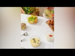 2024 Neue Küche Lebensmittel hermetische Behälter Mikrowellensicher Hochborosilikat Glas Lunchbox